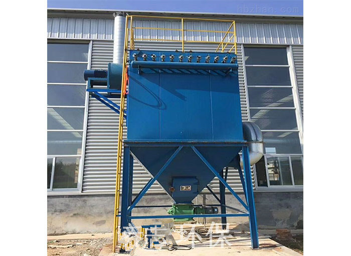 喬志環(huán)保為衡水一耐火材料制品廠制作的單機除塵器